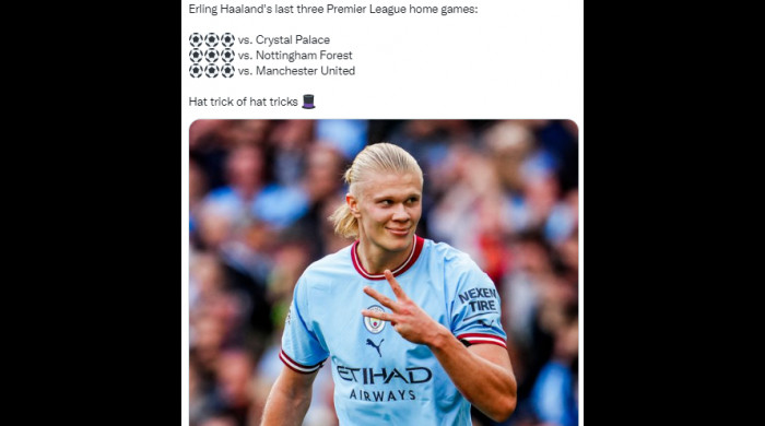 Erling Haaland se acomodează deja cu culorile lui Manchester City. A făcut  senzație, la Madrid, cu un tricou Louis Vuitton de 730 de lire sterline 