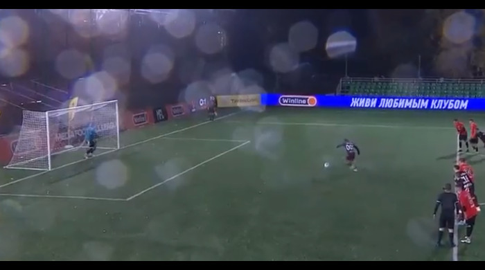 Norik Avdalyan, penalty acrobatic / Foto: captură Twitter