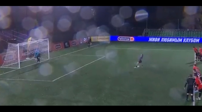 Norik Avdalyan, penalty acrobatic / Foto: captură Twitter