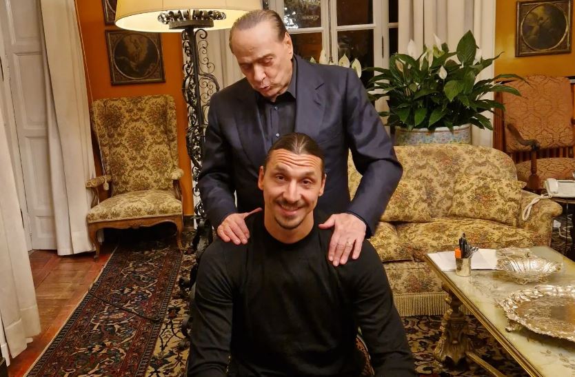 Zlatan Ibrahimovic s-a dus acasă la Silvio Berlusconi și a filmat totul. Clipul a devenit imediat viral