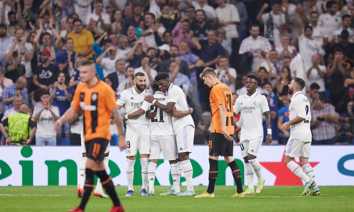 Real Madrid v Shakhtar Donetsk, UEFA Champions League, Group F, date 3. Football, Santiago Bernabeu Stadium, Madrid, Spain - 05 Oct 2022