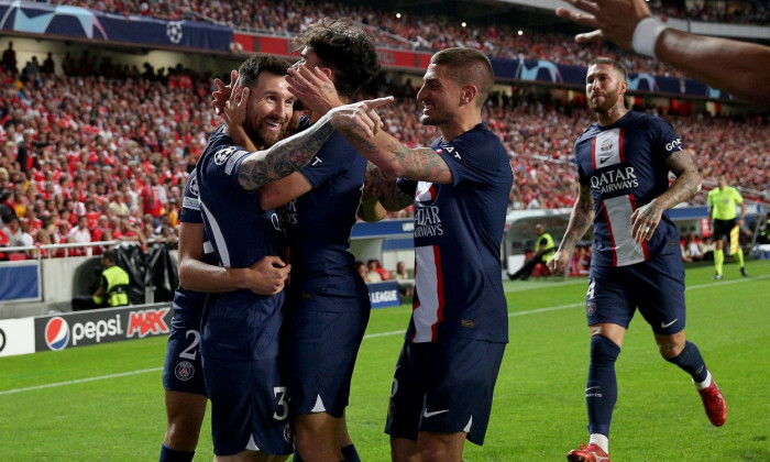 SL Benfica v Paris Saint-Germain: Group H - UEFA Champions League, Lisbon, Portugal - 05 Oct 2022