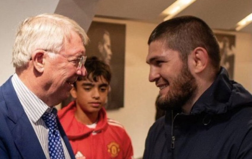 Răspunsul lui Khabib Nurmagomedov când a fost invitat la un pahar de vin de Sir Alex Ferguson: ”Pot să vă iau la bătaie!”