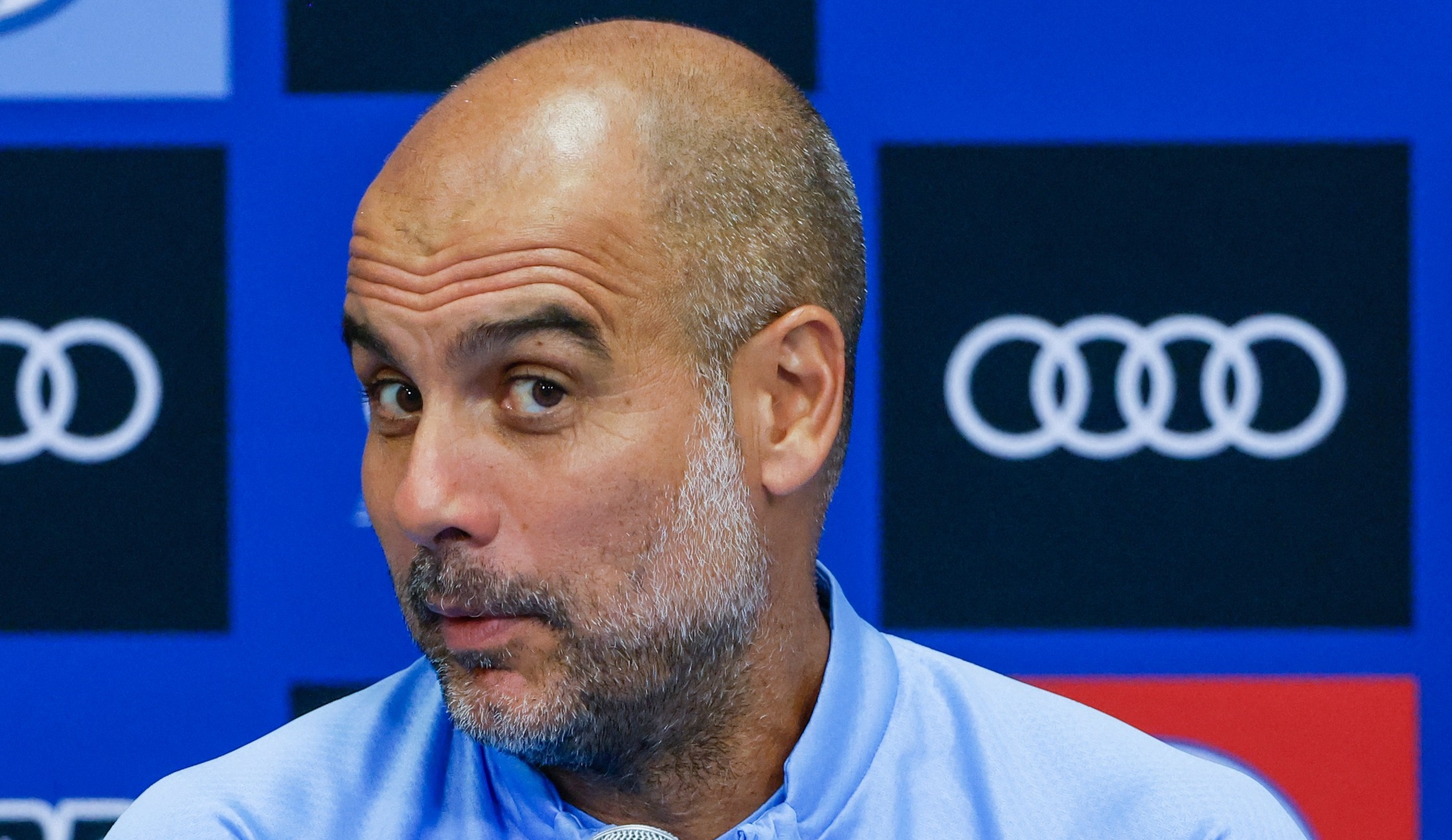 Gluma făcută de Pep Guardiola despre tatăl lui Erling Haaland i-a făcut să râdă pe toți din sală