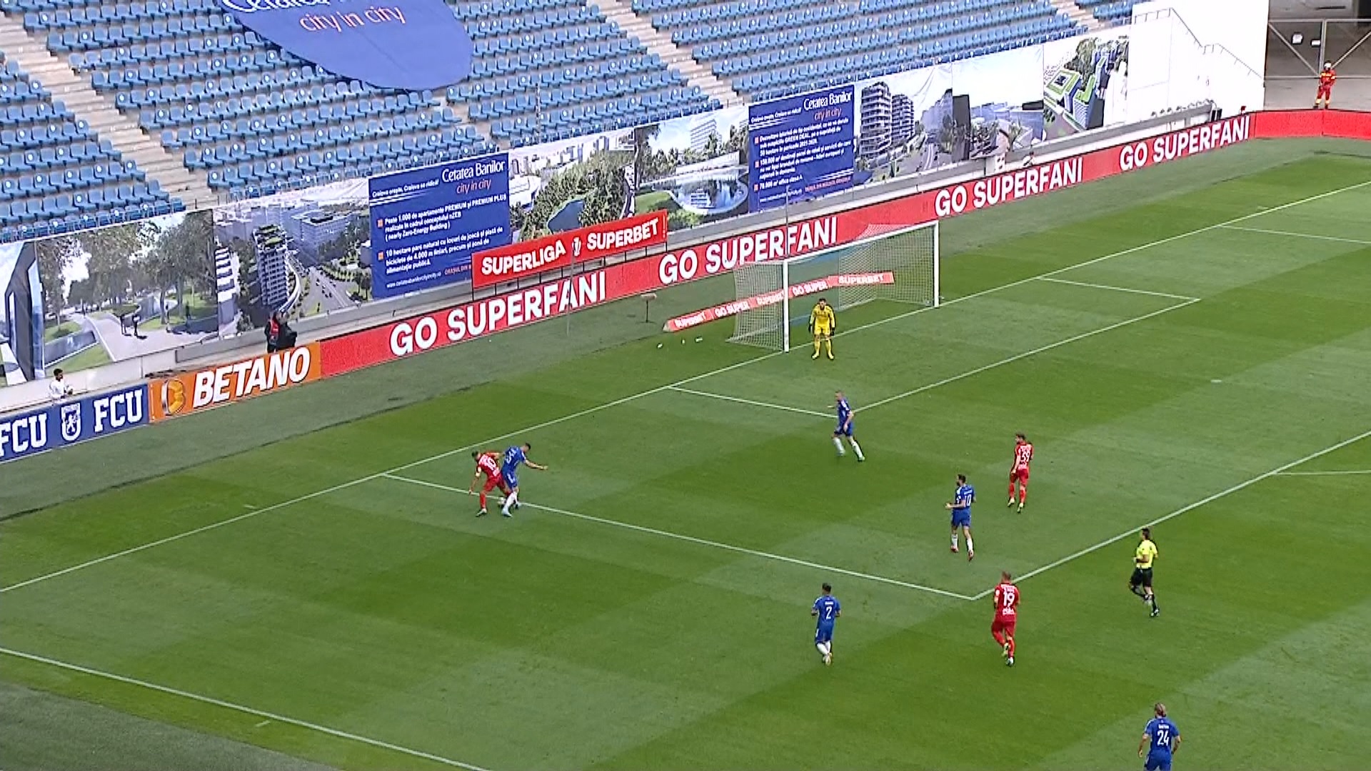 U Craiova 1948 - Chindia 0-1, ACUM, Digi Sport 1. Popadiuc a deschis scorul în Bănie