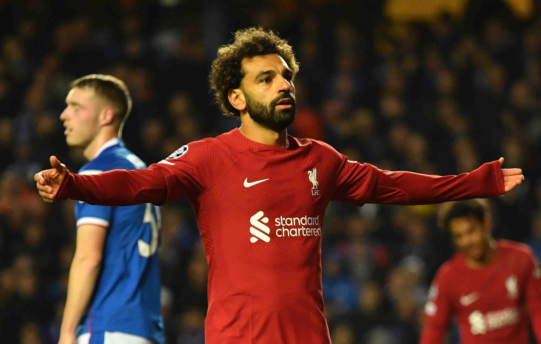 Mohamed Salah a marcat cel mai rapid hattrick din istoria Ligii Campionilor, în Rangers - Liverpool 1-7