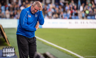 Randers, Denmark. 18th Sep, 2022. Head coach Kent Nielsen of Silkeborg IF seen during the 3F Superliga match between Randers FC and Silkeborg IF at Cepheus Park in Randers. (Photo Credit: Gonzales Photo/Alamy Live News