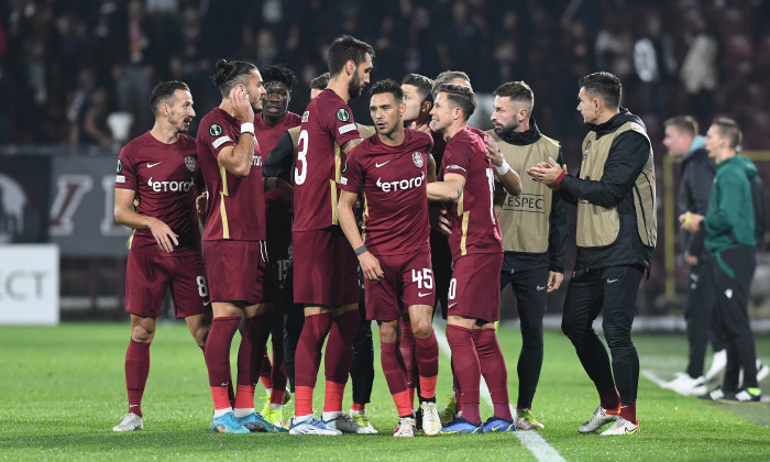 FOTBAL:CFR CLUJ-SLAVIA PRAGA, GRUPA G CONFERENCE LEAGUE(13.10.2022)