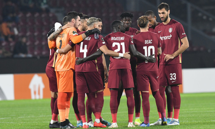 FOTBAL:CFR CLUJ-SLAVIA PRAGA, GRUPA G CONFERENCE LEAGUE(13.10.2022)