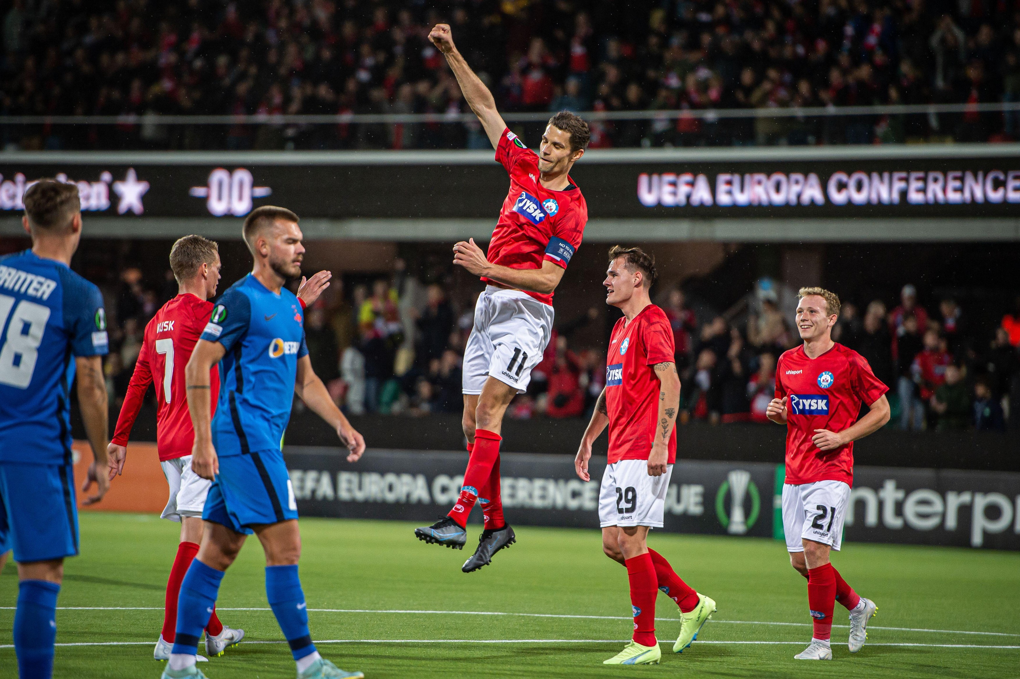 Silkeborg, aproape să își egaleze "performanța" din primul meci! Câte șuturi pe poartă au avut danezii în returul cu FCSB