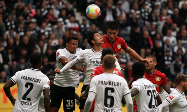 Eintracht Frankfurt vs Bayer 04 Leverkusen - 1. Bundesliga - Deutsche Bank Park, Frankfurt on the Main, Germany - 15 Oct 2022