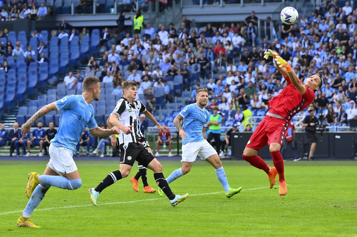 Lazio - Udinese 0-0, în etapa a 10-a din Serie A. Radu Ștefan, păstrat pe banca de rezerve