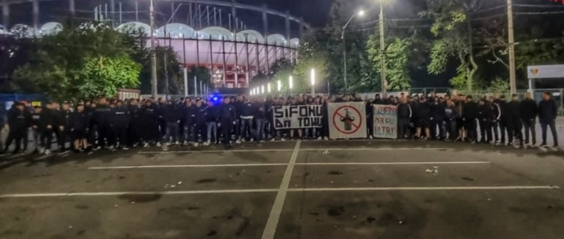 Suporterii Stelei au vrut să intre pe Arena Națională la meciul FCSB - UTA Arad! Ce s-a întâmplat la porțile de acces