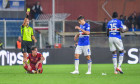 italian soccer Serie A match UC Sampdoria vs AS Roma, Luigi Ferraris stadium, Genova, Italy - 17 Oct 2022