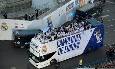 Real Madrid Fans Celebrate The 14th Champions League In Cibeles In Madrid, Spain - 29 May 2022