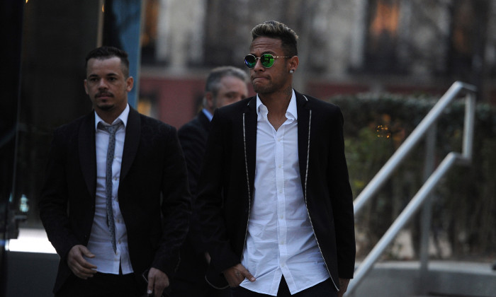 Neymar At National Court On FC Barcelona Fraud Investigation