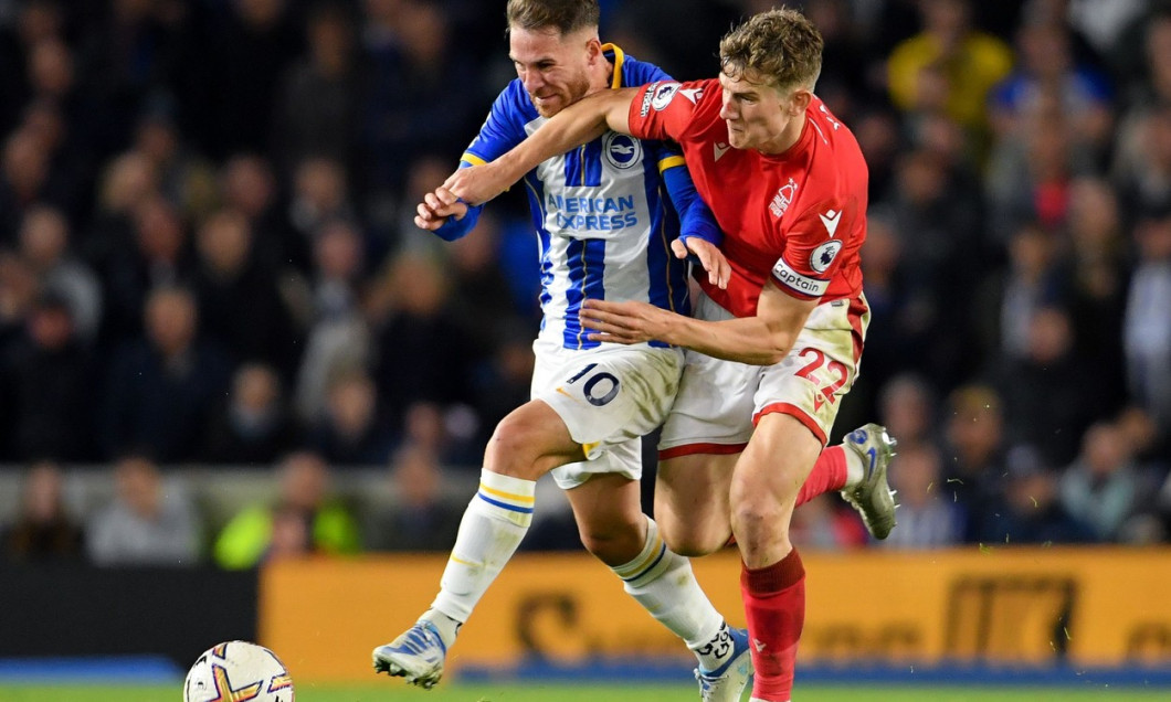 Brighton &amp; Hove Albion v Nottingham Forest, Premier League, Football, American Express Community Stadium, Brighton, UK - 18 Oct 2022