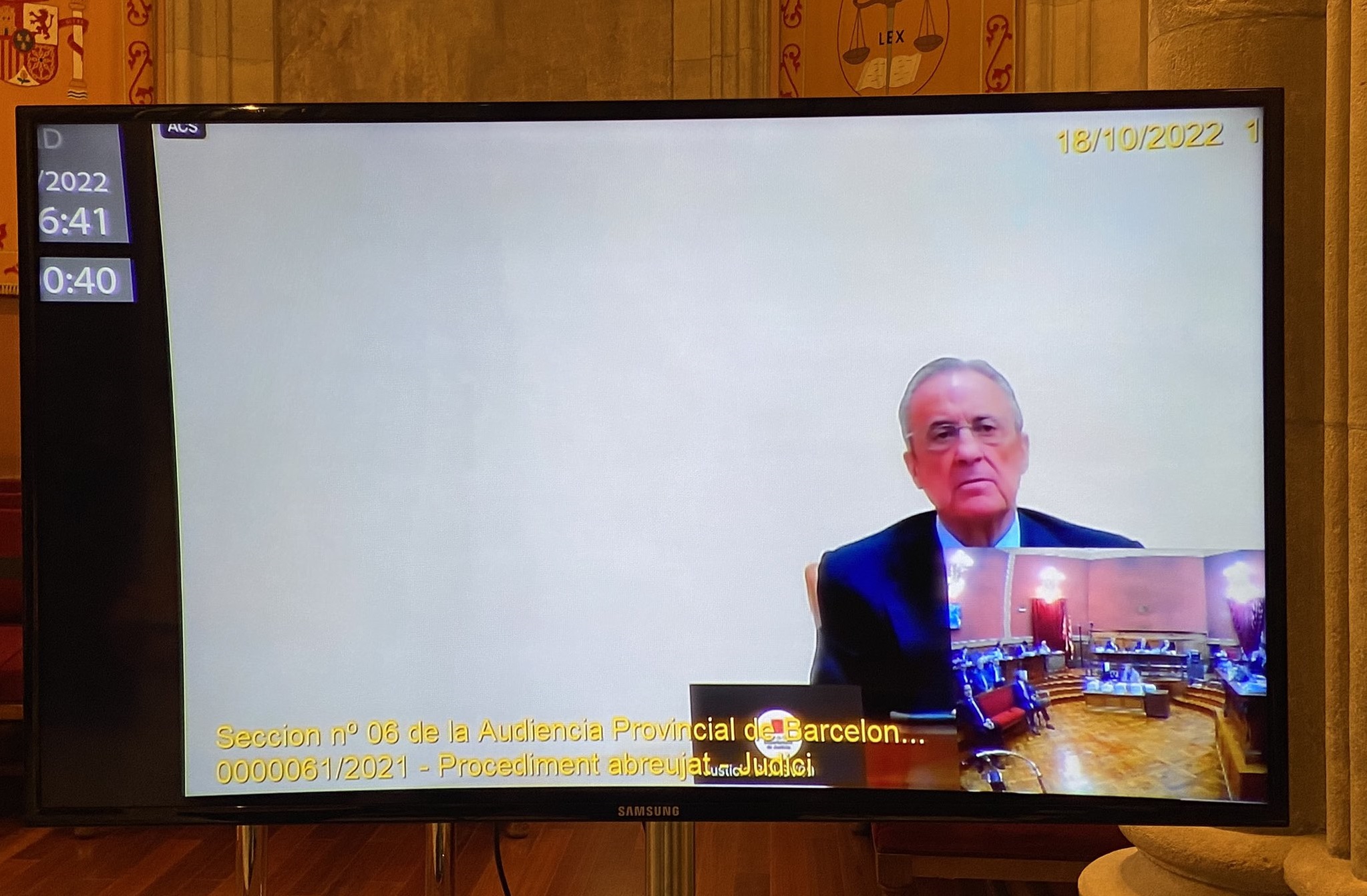 Florentino Perez, apariție surprinzătoare la procesul lui Neymar!