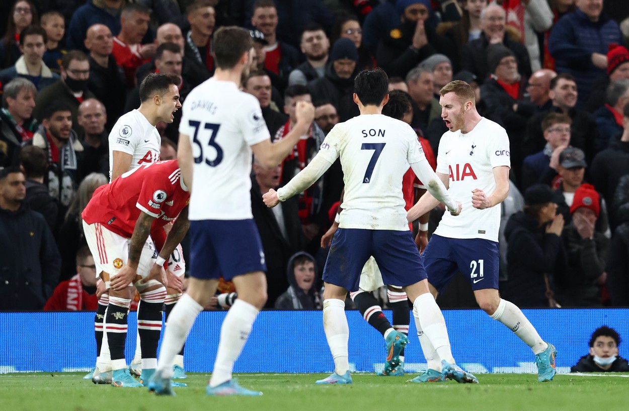 Manchester United - Tottenham 2-0, ACUM, pe Digi Sport 2. Meci tare pe Old Trafford