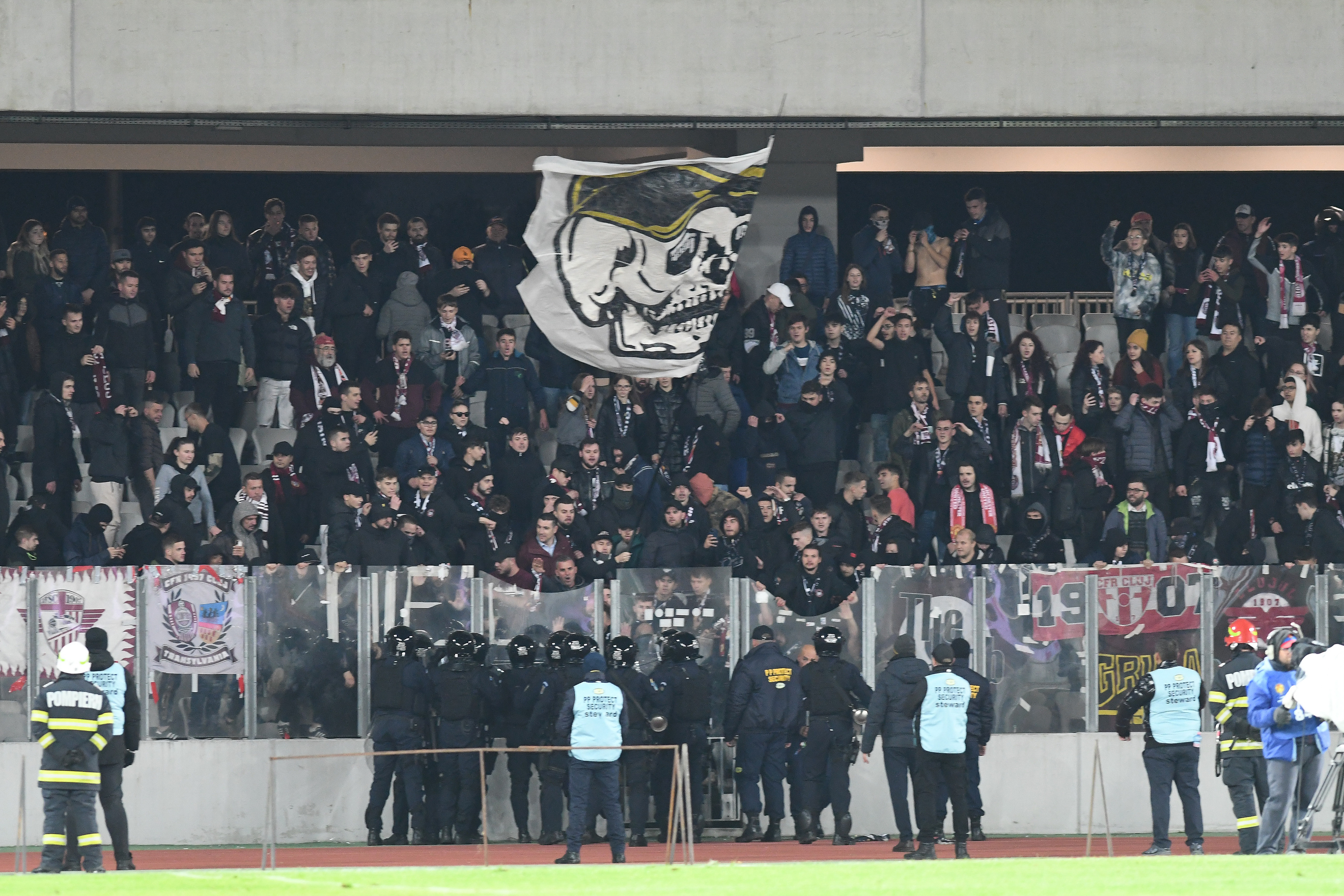 Andrei Burcă, fascinat de atmosfera din tribune de la U Cluj - CFR Cluj 1-1