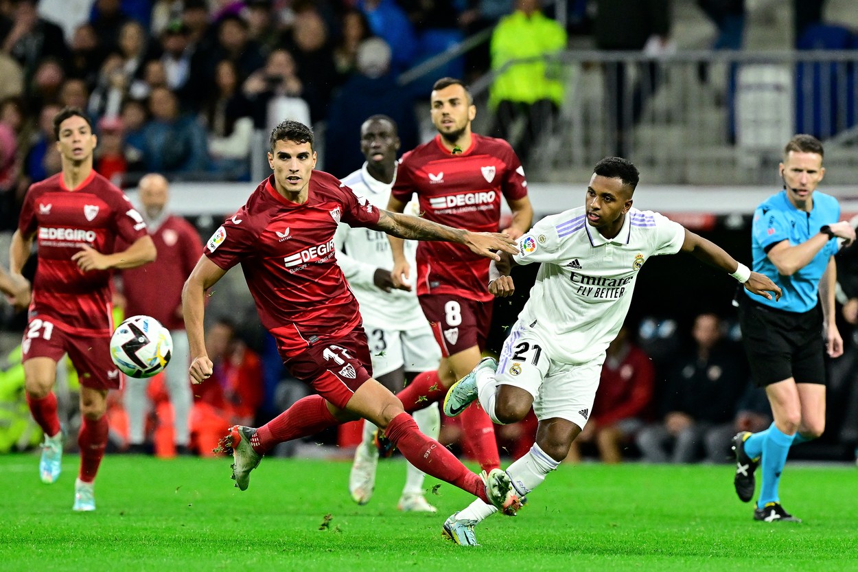 Real Madrid - Sevilla 1-1, ACUM, Digi Sport 2. Erik Lamela a egalat în meciul de pe Santiago Bernabeu