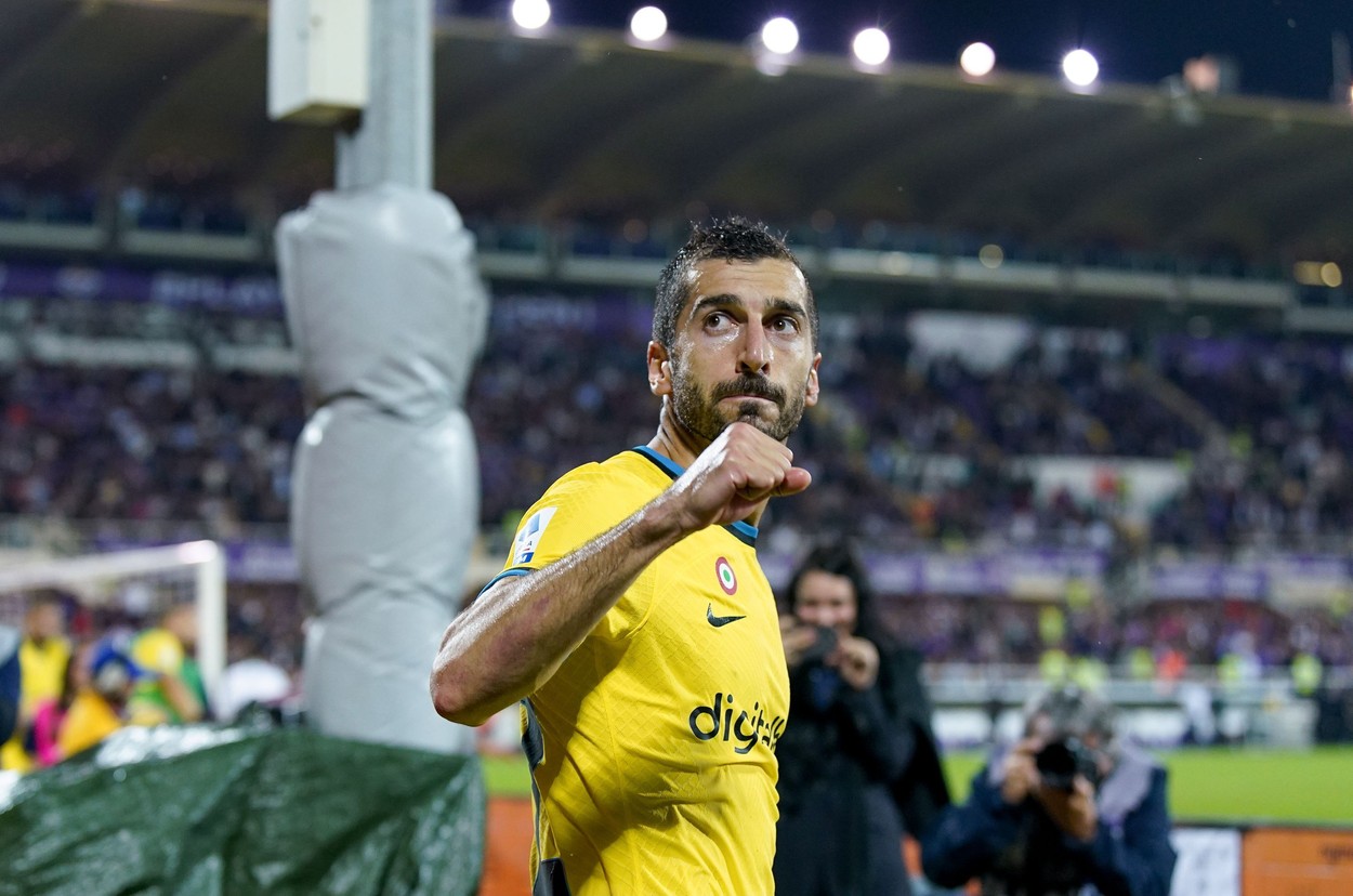 Fiorentina - Inter 3-4. Spectacol total! Mkhitaryan le-a adus victoria milanezilor în prelungiri 