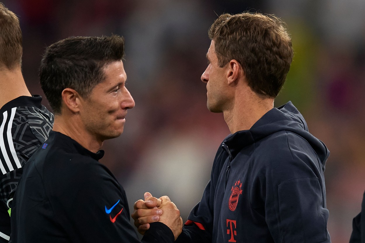 Viral! Thomas Muller, mesaj haios pentru Robert Lewandowski, înainte de Barcelona - Bayern Munchen