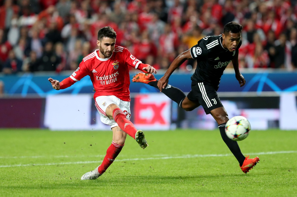 Benfica - Juventus 4-3. Lusitanii, dublă victorie cu ”Bătrâna doamnă” în grupele Champions League