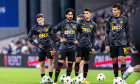 Copenhagen, Denmark. 11th Oct, 2022. Ilkay Gundogan (8) of Manchester City seen during the warm up before theUEFA Champions League match between FC Copenhagen and Manchester City at Parken in Copenhagen. (Photo Credit: Gonzales Photo/Alamy Live News