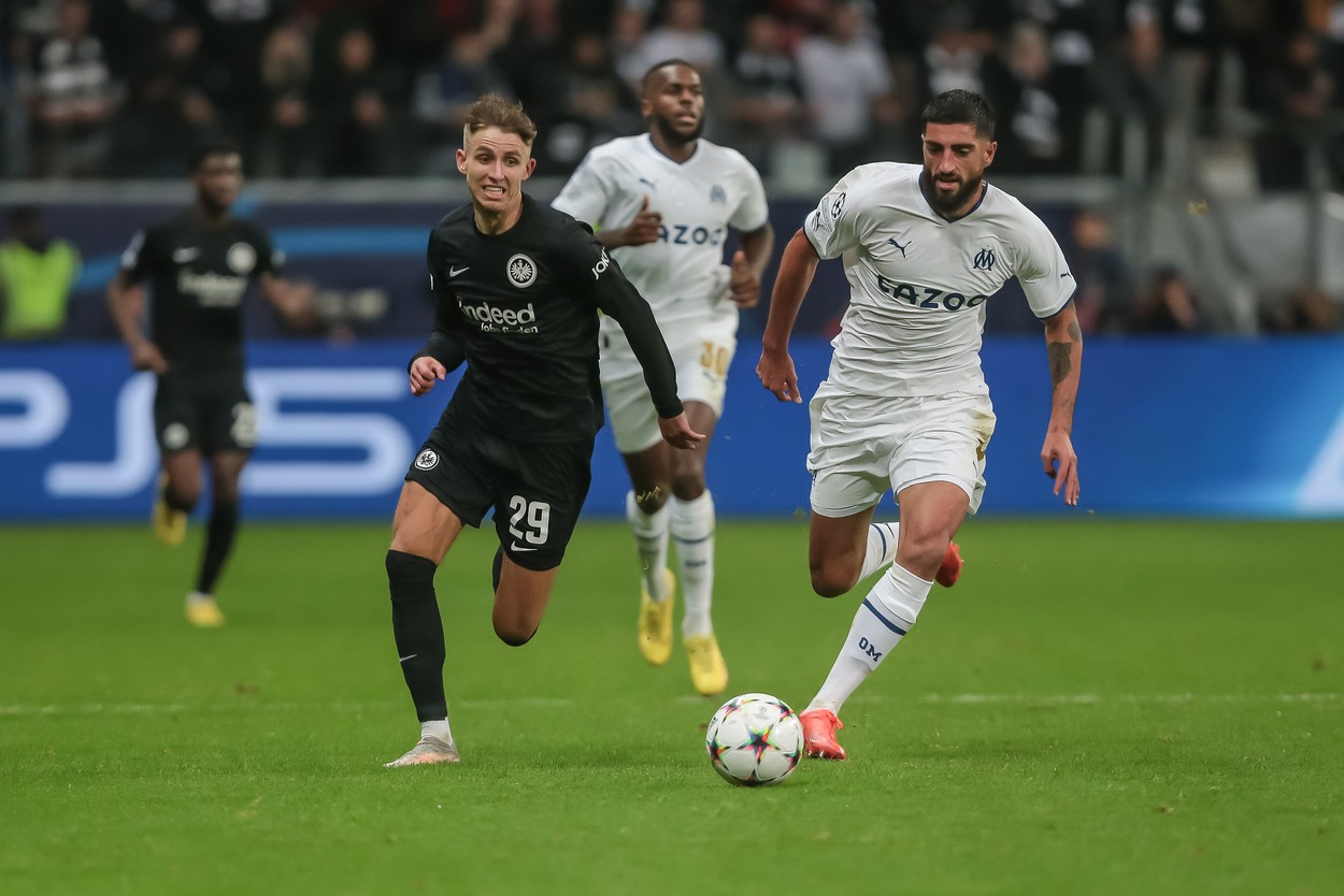 Eintracht Frankfurt - Olympique Marseille 2-1. Francezii, pe ultimul loc în grupa D