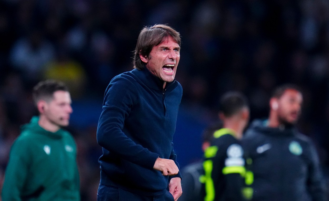 Cum a fost surprins Antonio Conte, în tribună, după calificarea lui Tottenham și cum au reacționat fanii lui OM