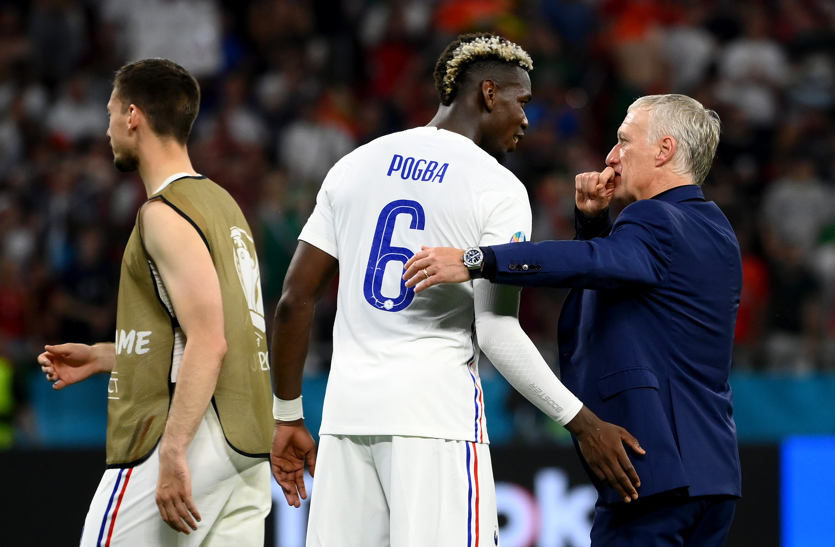 Didier Deschamps s-a enervat când a fost întrebat despre situația lui Paul Pogba: "Și care e problema?"