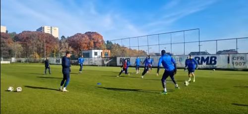 "Noi vrem să ajutăm". FCSB se antrenează la baza CFR-ului, înaintea meciului cu Universitatea Cluj