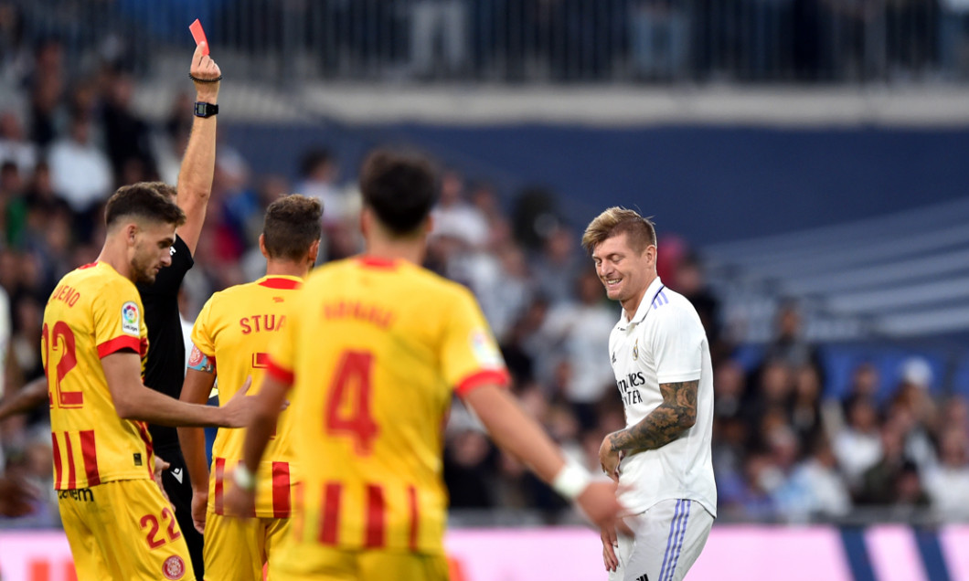Toni Kroos, eliminat în meciul Real Madrid - Girona / Foto: Getty Images