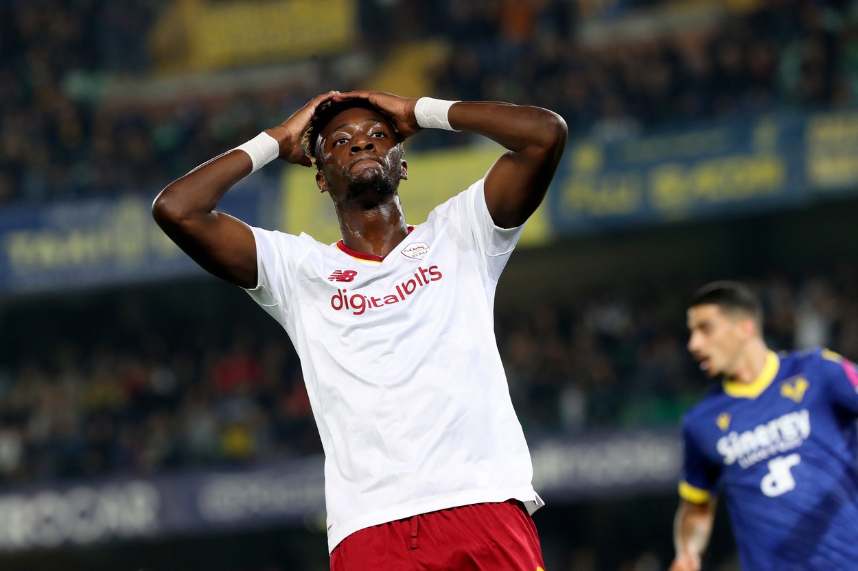 Tammy Abraham, candidat pentru “Ratarea sezonului” în Serie A, în meciul Verona - Roma