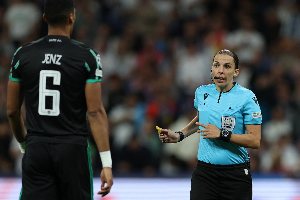 Prima femeie care a arbitrat-o vreodată pe Real Madrid, trei penalty-uri în 35 de minute la meciul cu Celtic din UCL