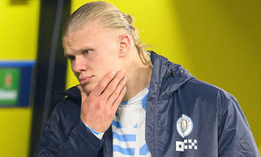 Erling HAALAND (ManCity) is substituted during the break Soccer Champions League, preliminary round 5th matchday, Borussia Dortmund (DO) - Manchester City (ManCity), on October 25th, 2022 in Dortmund/ Germany.