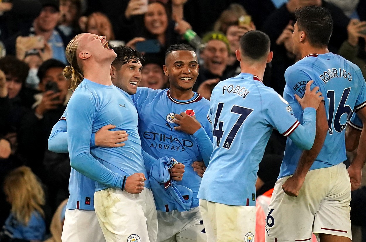 Manchester City - Fulham 2-1. Haaland le-a adus victoria ”Cetățenilor”