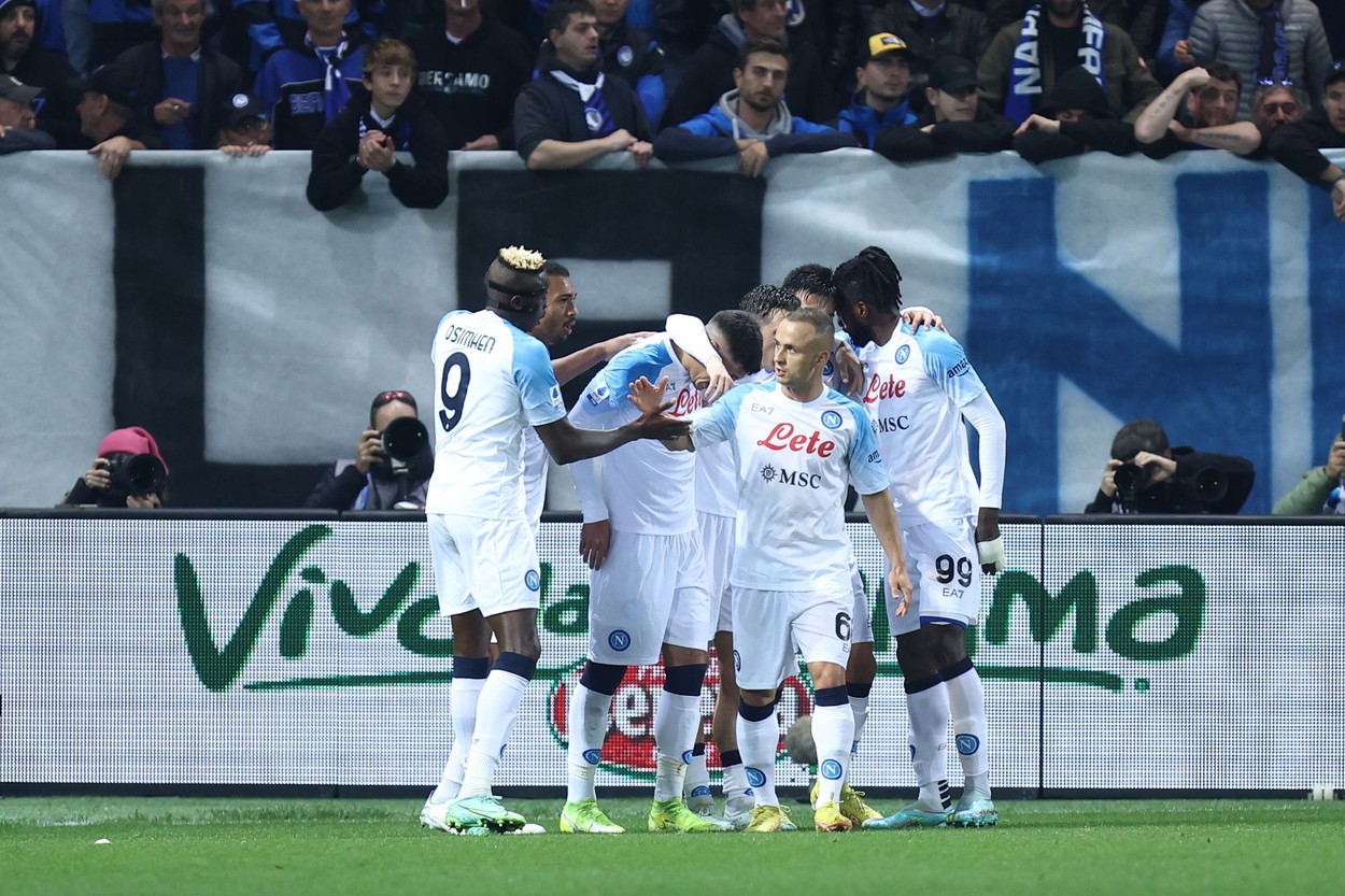 Atalanta - Napoli 1-2. Echipa lui Luciano Spalletti a revenit de la 0-1 și rămâne neînvinsă în Serie A