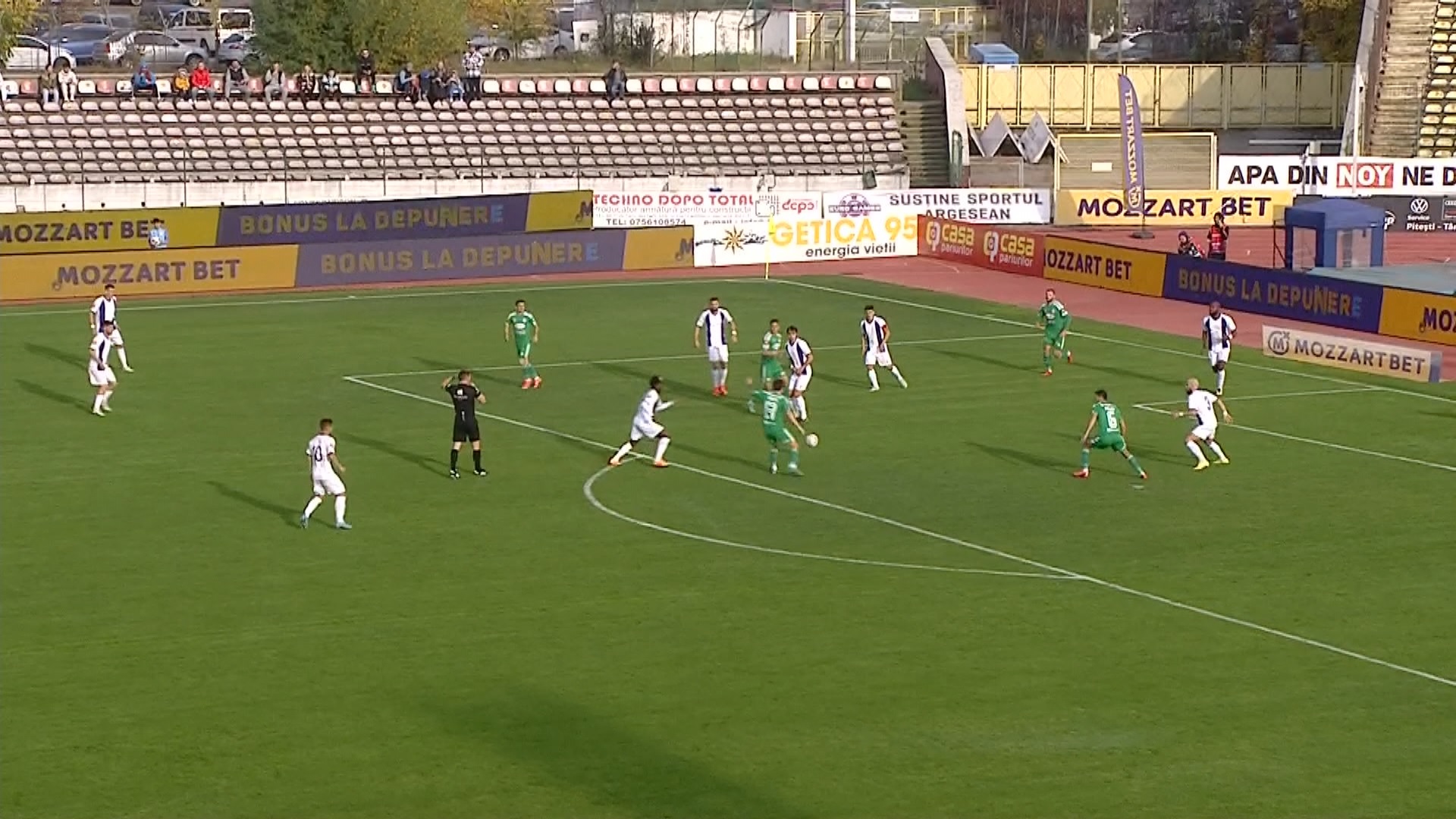 FC Argeș - Sepsi 0-1, ACUM, pe Digi Sport 1. Matei înscrie din penalty