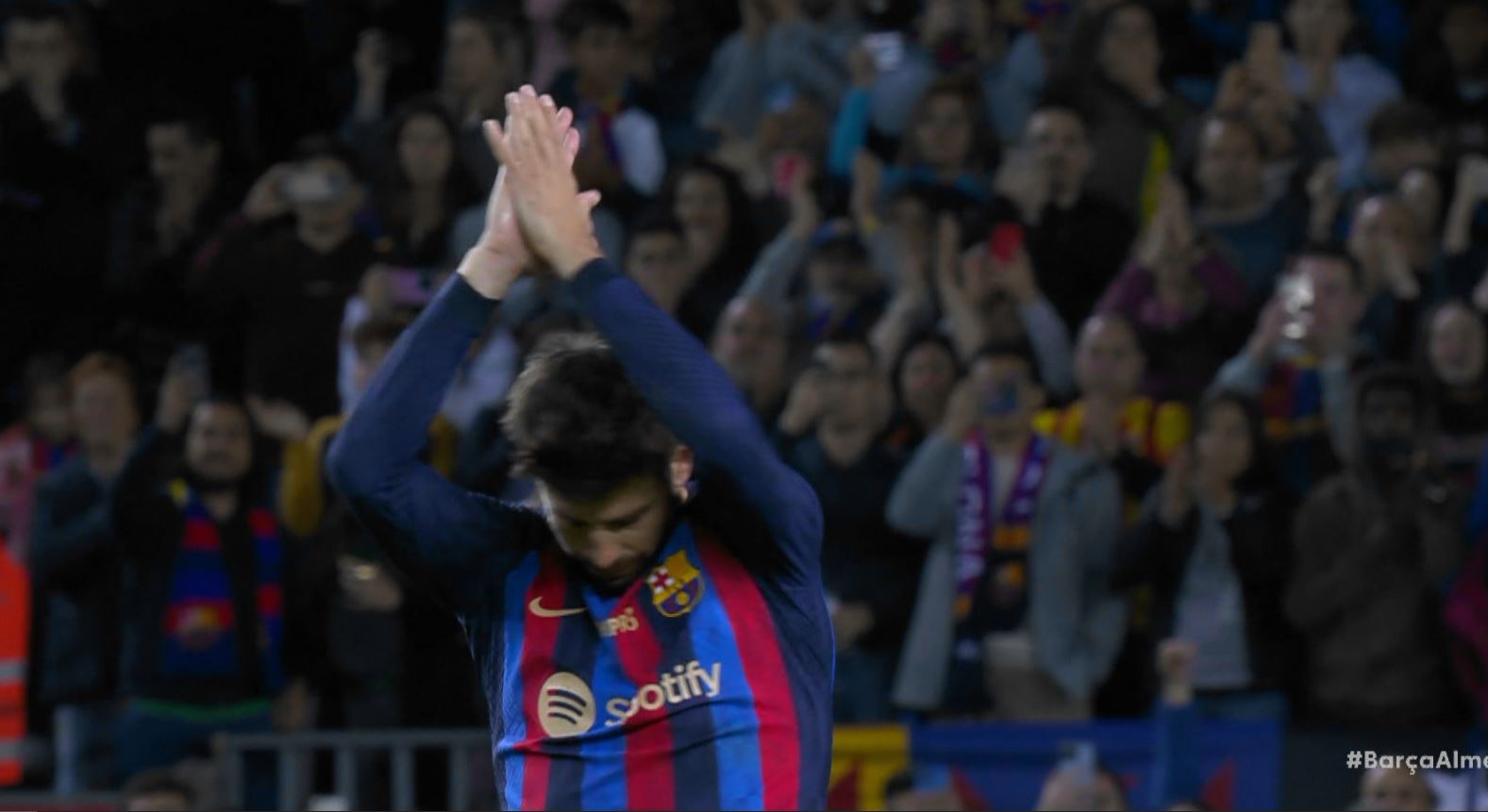Gerard Pique, discurs impresionant după ultima partidă ca jucător al Barcelonei pe Camp Nou
