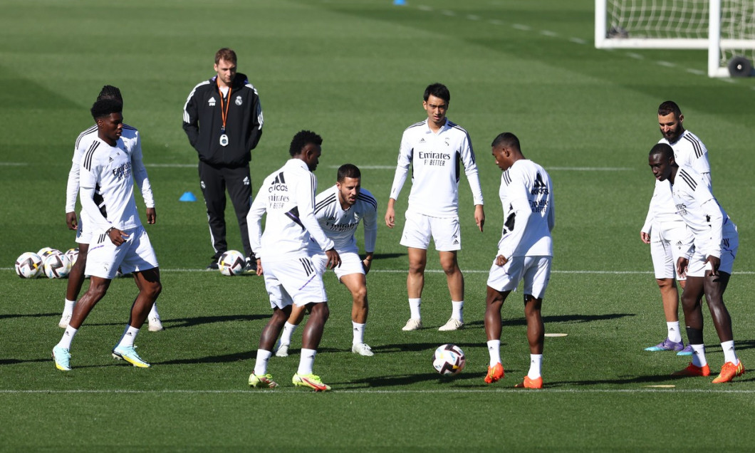 Real Madrid training day in Valdebebas