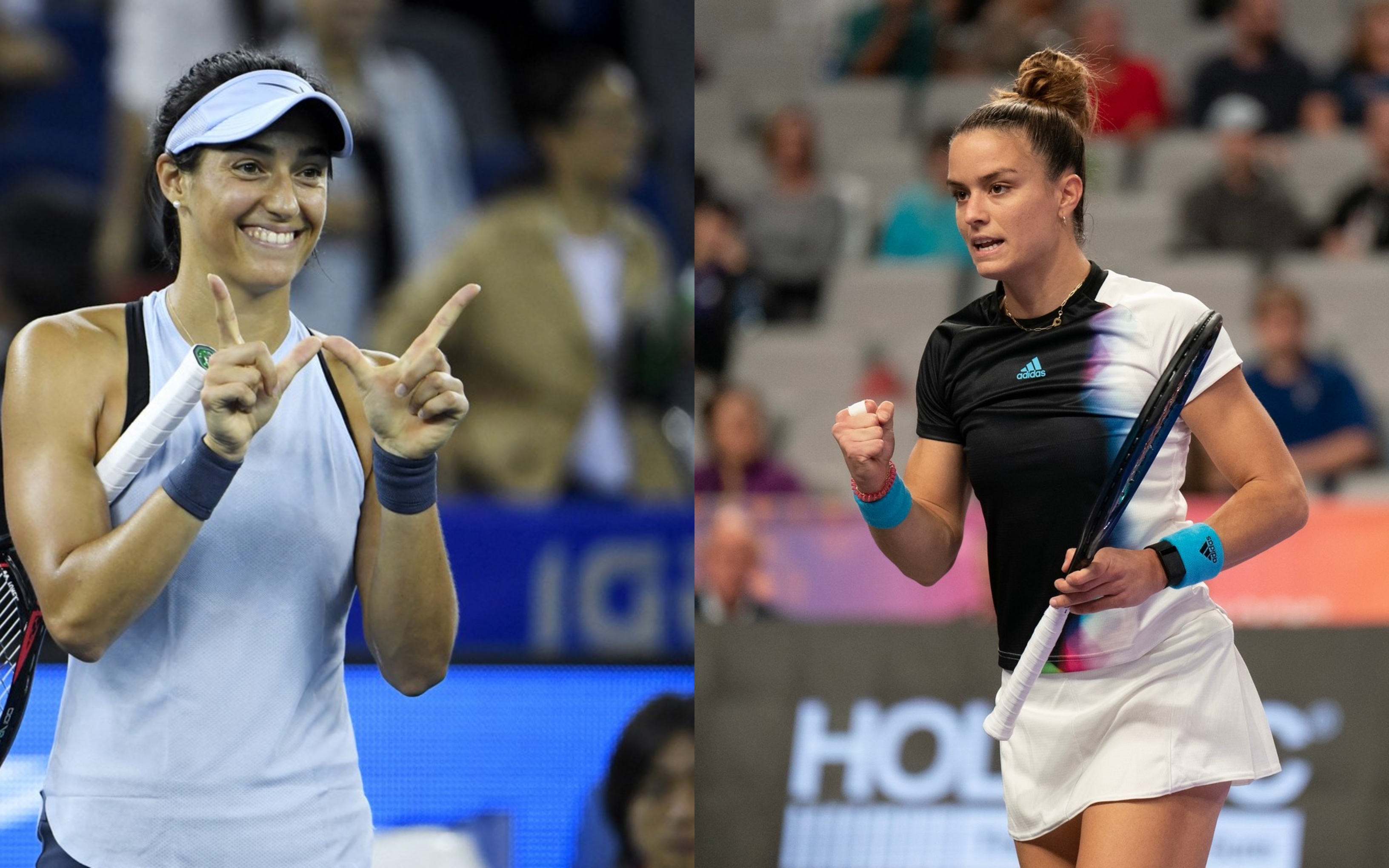 Caroline Garcia - Maria Sakkari 6-3, 6-2. Sportiva din Franța a dominat și s-a calificat în finala Turneului Campioanelor