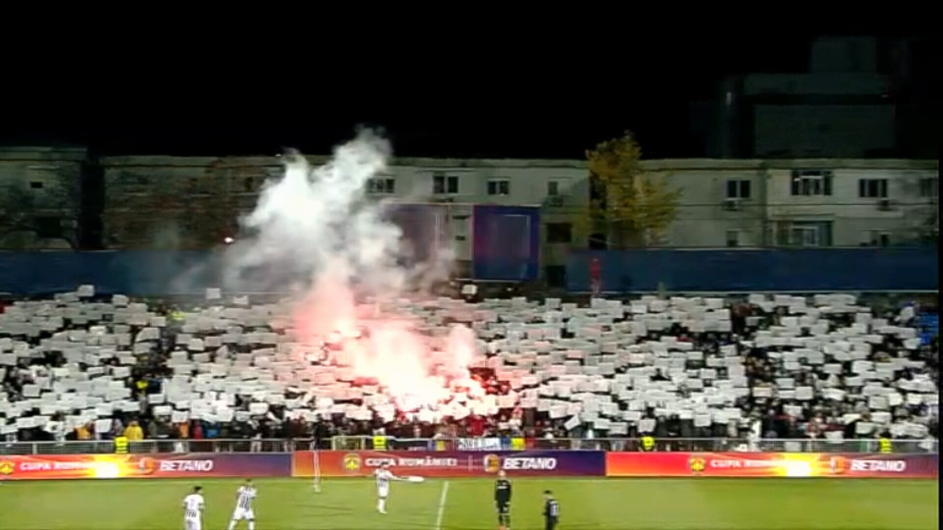 Atmosferă de Champions League la Galați, la meciul Oțelul - FCSB, din Cupă