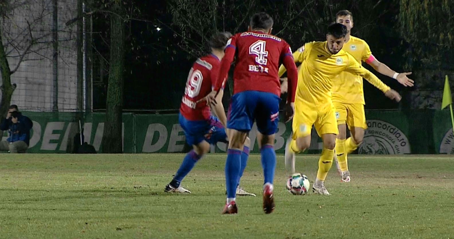 Liga 2, etapa 14 | Concordia Chiajna - CSA Steaua 0-0, ACUM, pe Digi Sport 1. Ambele echipe cer penalty