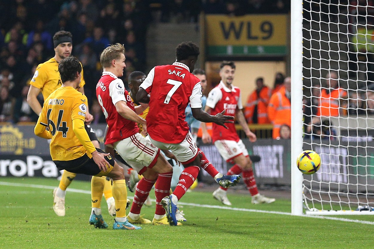 Wolverhampton - Arsenal 0-2. ”Tunarii” lui Arteta s-au distanțat în fruntea clasamentului din Premier League