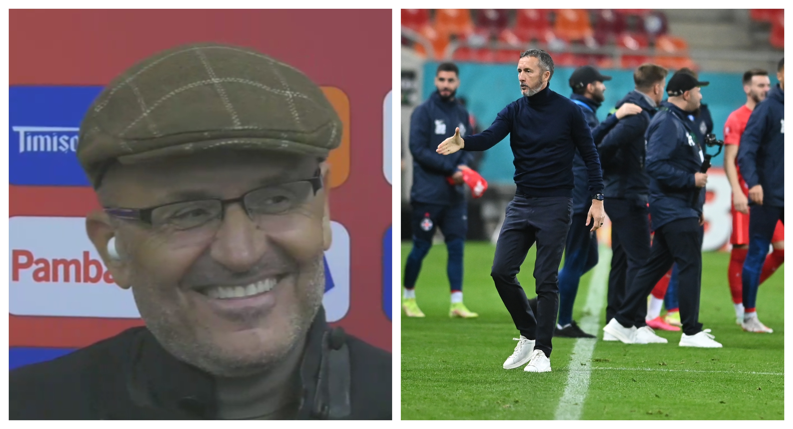 Discuția dintre Adrian Mititelu și Mihai Stoica de la finalul meciului U Craiova 1948 - FCSB 0-2