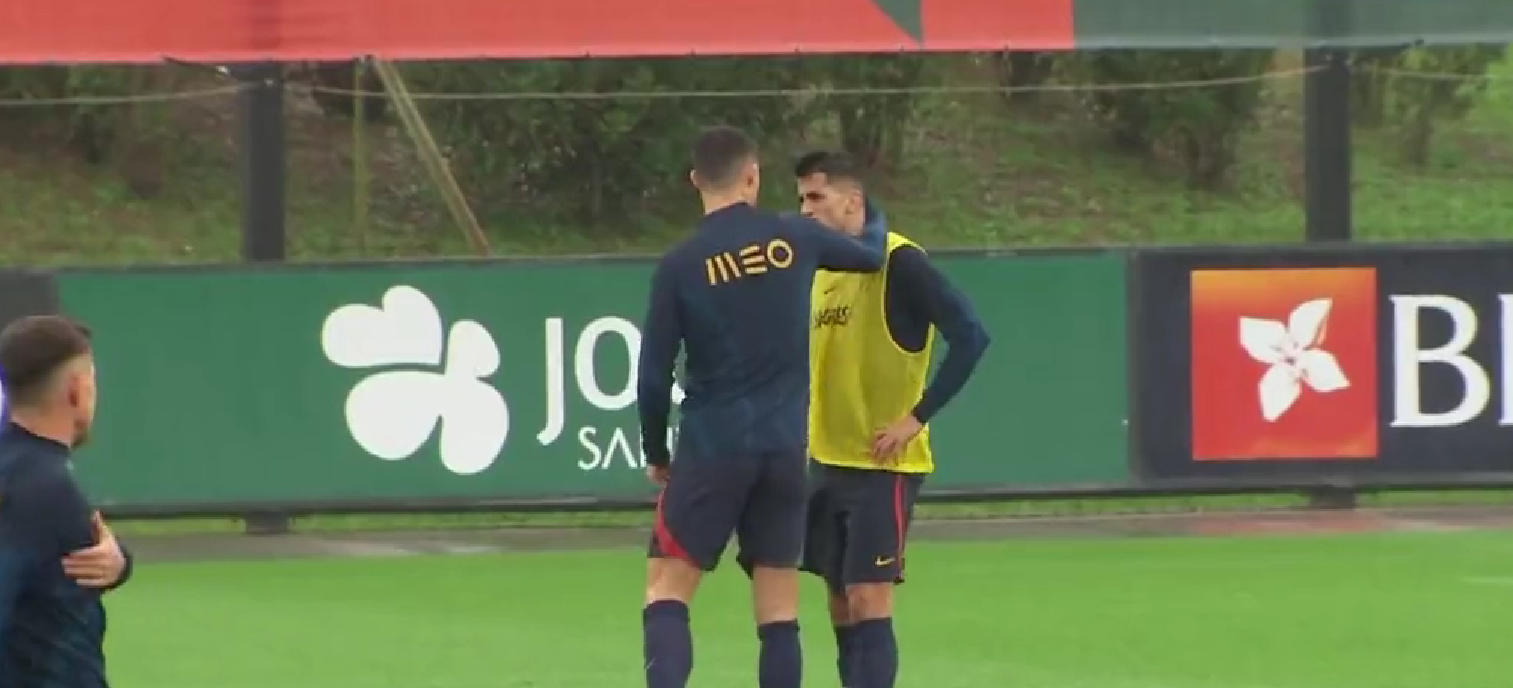 Cristiano Ronaldo, conflict cu un coechipier la antrenamentul Portugaliei! Imaginile spun totul