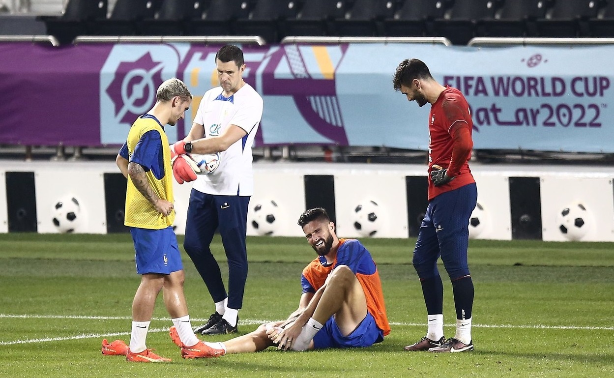 Alarmă la selecționata Franței! Olivier Giroud s-a accidentat în timpul antrenamentelor