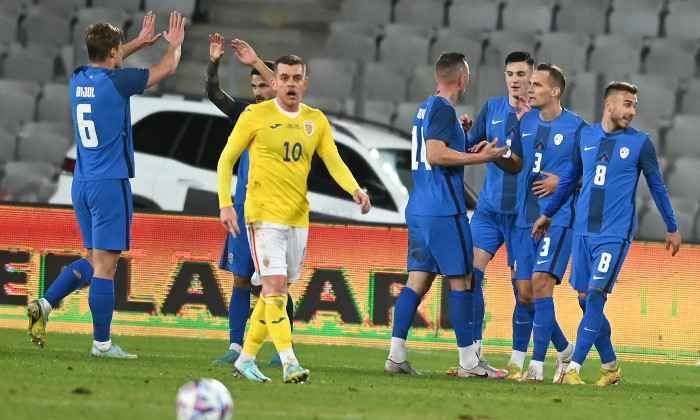 FOTBAL:ROMANIA-SLOVENIA, AMICAL (17.11.2022)